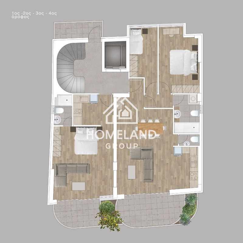 (Προς Πώληση) Κατοικία Διαμέρισμα || Νέος Κόσμος / Κέντρο - 71τ.μ, 2Υ/Δ, 261000€